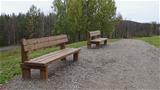 Benches for resting along the trail. Photo: AT